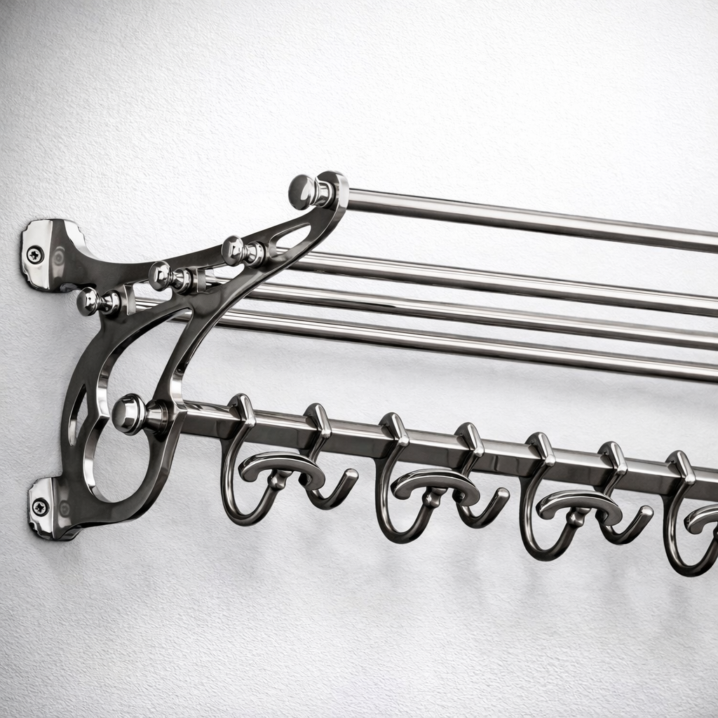 Eichholtz Hudson S Wall Coat Rack Antique Brass