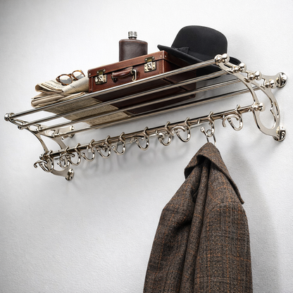Eichholtz Hudson S Wall Coat Rack Antique Brass