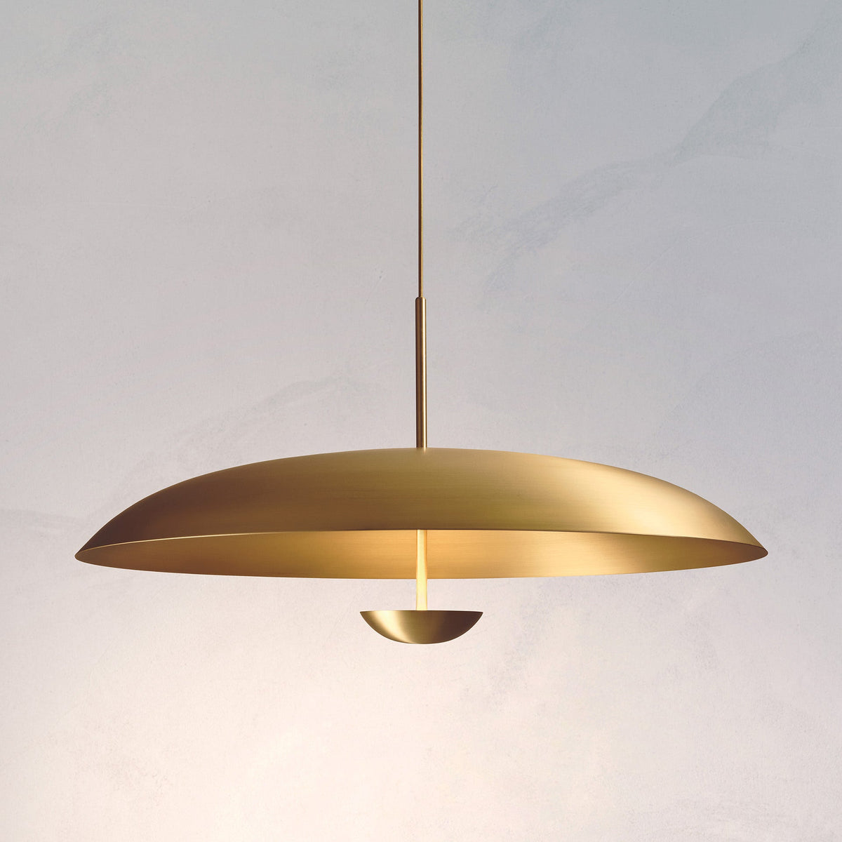 Atelier001 Cosmic Sol Pendant Light Satin Brass