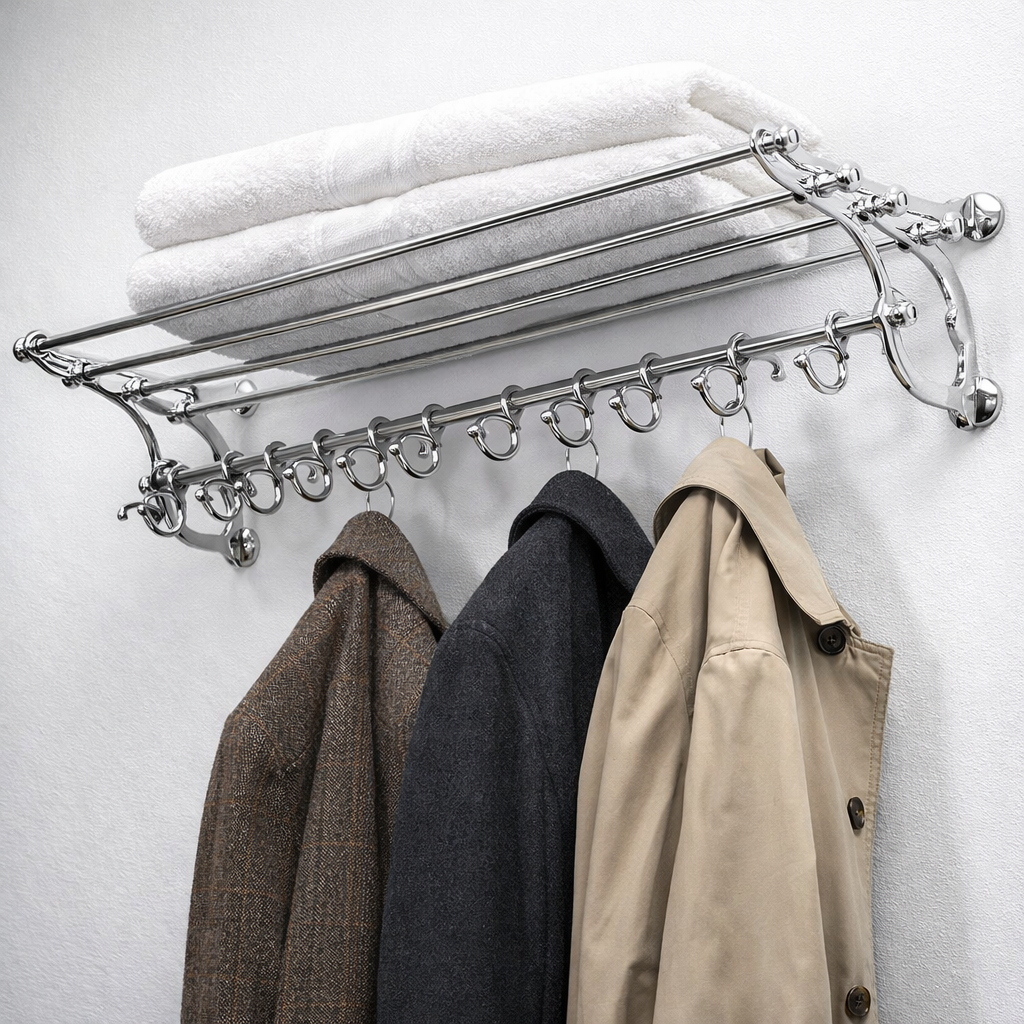 Eichholtz Hudson S Wall Coat Rack Antique Brass