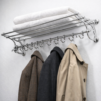 Eichholtz Hudson S Wall Coat Rack Antique Brass
