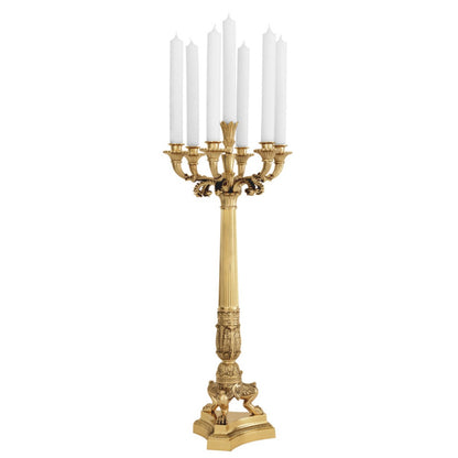 Casa Padrino Jefferson Candelabra Polished Brass