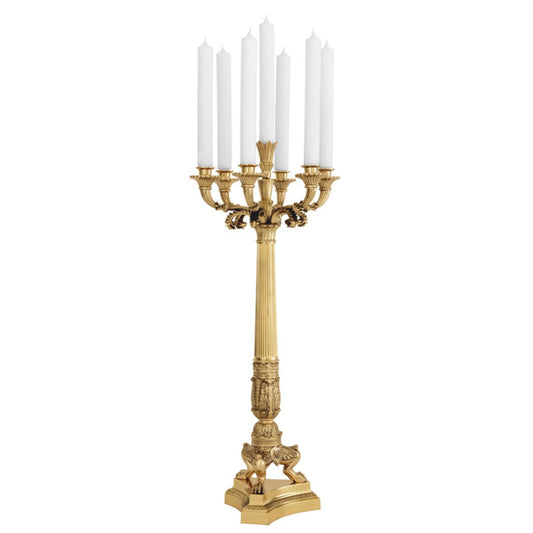 Casa Padrino Jefferson Candelabra Polished Brass