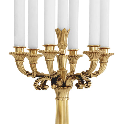Casa Padrino Jefferson Candelabra Polished Brass
