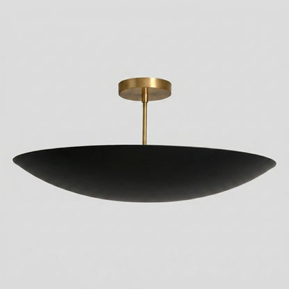 6 Light Ceiling Modern - Brass Dome Chandelier