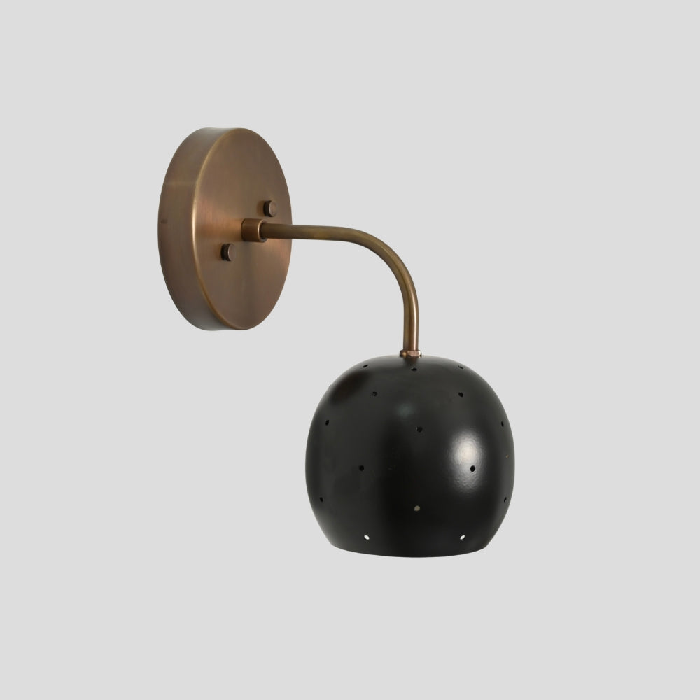 Adjustable Swing Arm Sconce - Cream Hourglass Shade