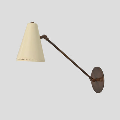 Cone Wall Lamp - Long Arm Adjustable Sconce