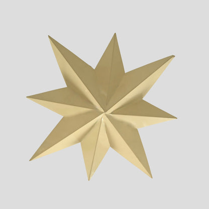 Cream Star Shade - Pendant Light Brass Chandelier