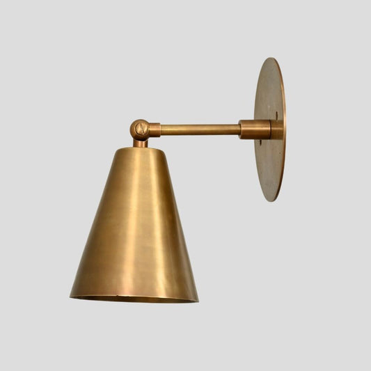 Brass Light Wall Sconce - Articulated Wall Lamp