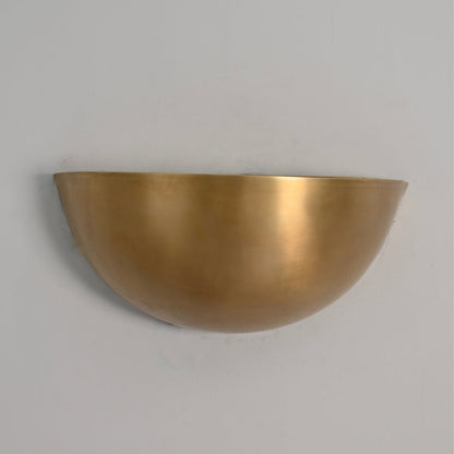 Half Moon Wall Lamp - Mid Century Brass Sconce
