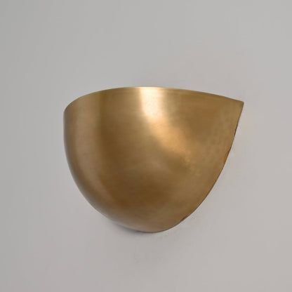 Half Moon Wall Lamp - Mid Century Brass Sconce