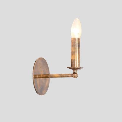 Minimalist Articulated Arm Sconce - Brass Wall Sconce