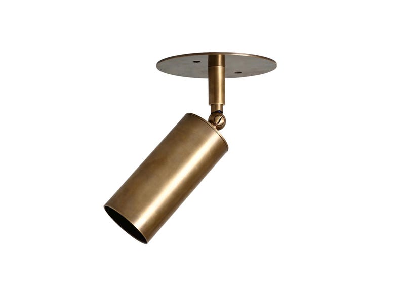 Sputnik Mid Century Brass 1 Light Spot Retro Ceiling Light Fixture Vintage Style