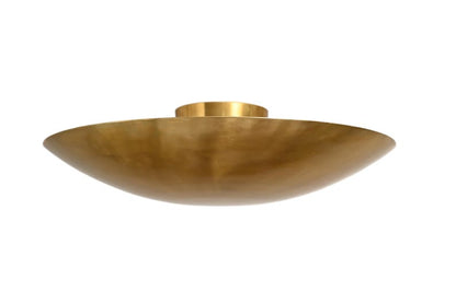 Mid Century 6 Light Sputnik Chandelier Ceiling Light Flushmount Pendant Raw Brass Modern Fixture
