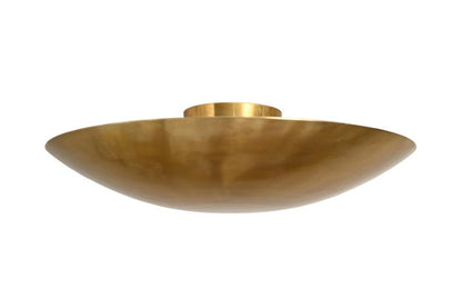 Mid Century 6 Light Sputnik Chandelier Ceiling Light Flushmount Pendant Raw Brass Modern Fixture