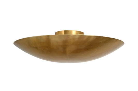 Mid Century 6 Light Sputnik Chandelier Ceiling Light Flushmount Pendant Raw Brass Modern Fixture