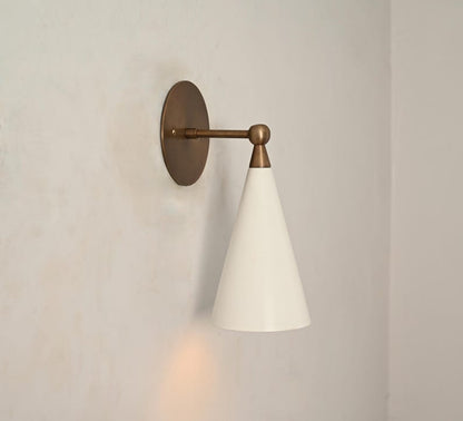 Wall Articulated Mid Century Modern Solid Antique Brass Sputnik Stilnovo light Fixture