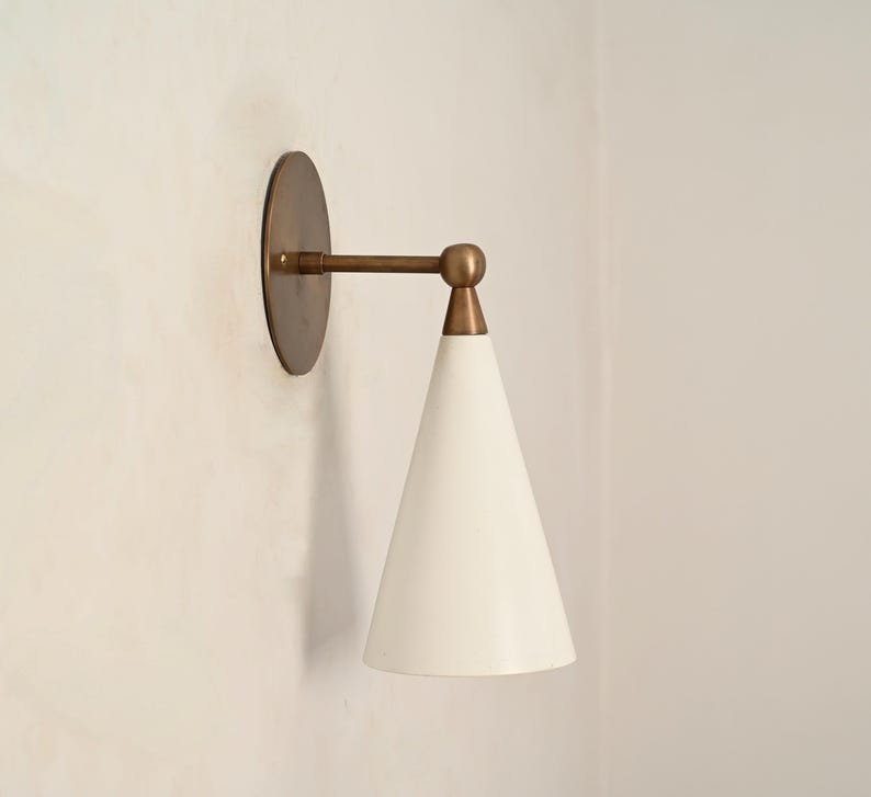 Wall Articulated Mid Century Modern Solid Antique Brass Sputnik Stilnovo light Fixture