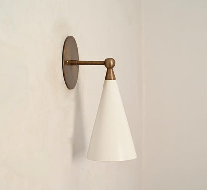 Wall Articulated Mid Century Modern Solid Antique Brass Sputnik Stilnovo light Fixture