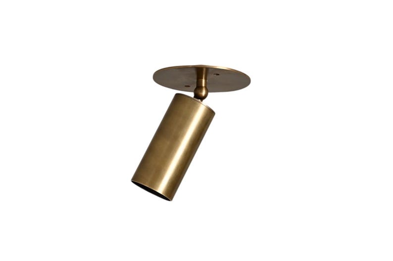 Handmade Brass Wall Light: Mid Century Modern Sputnik Fixture