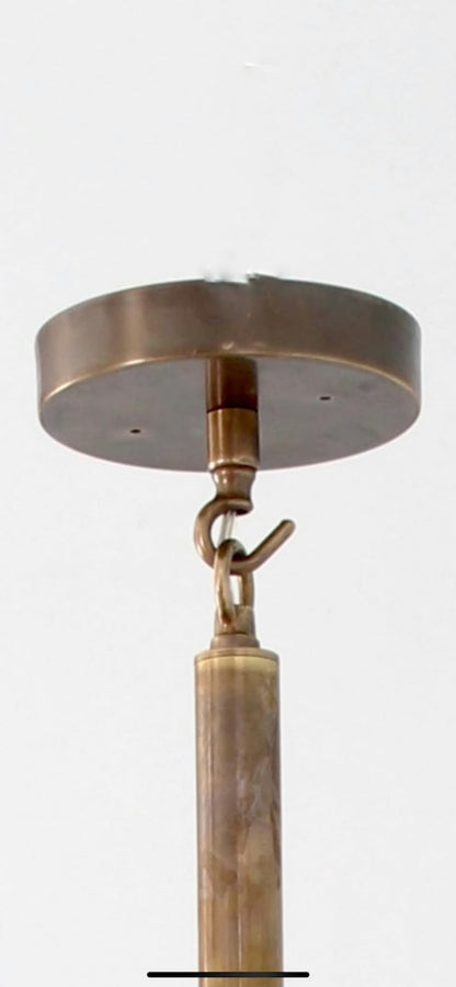 3 Light Mini Modern Brushed Brass Sputnik chandelier light Fixture