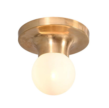 Handmade Polished Brass Wall Light: Mid Century Sputnik Fixture