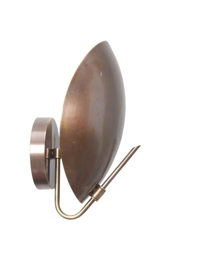 Handmade Brass Wall Sconce: Mid Century Modern Sputnik Light
