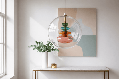 Prism Glow light pendant: Custom colors