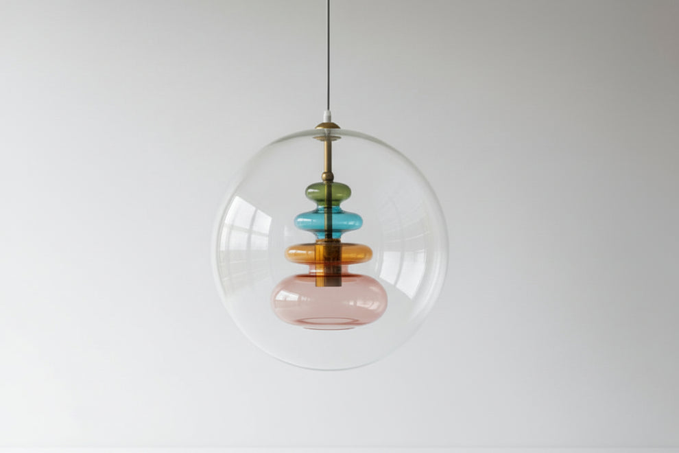 Prism Glow light pendant: Custom colors