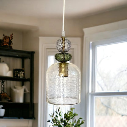Fish skin Glass Pendant Light