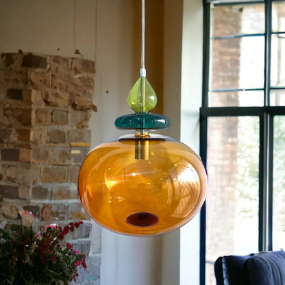 Modern Boho Multicolored Ceiling Lamp for Living Room