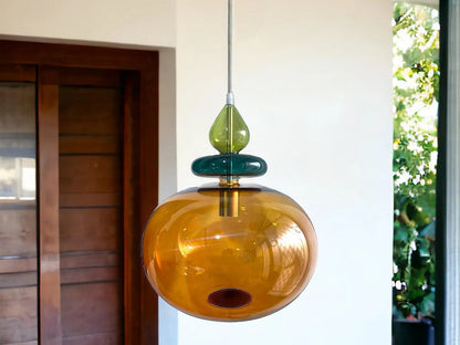 Modern Boho Multicolored Ceiling Lamp for Living Room