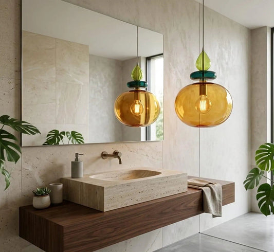 Modern Boho Multicolored Ceiling Lamp for Living Room