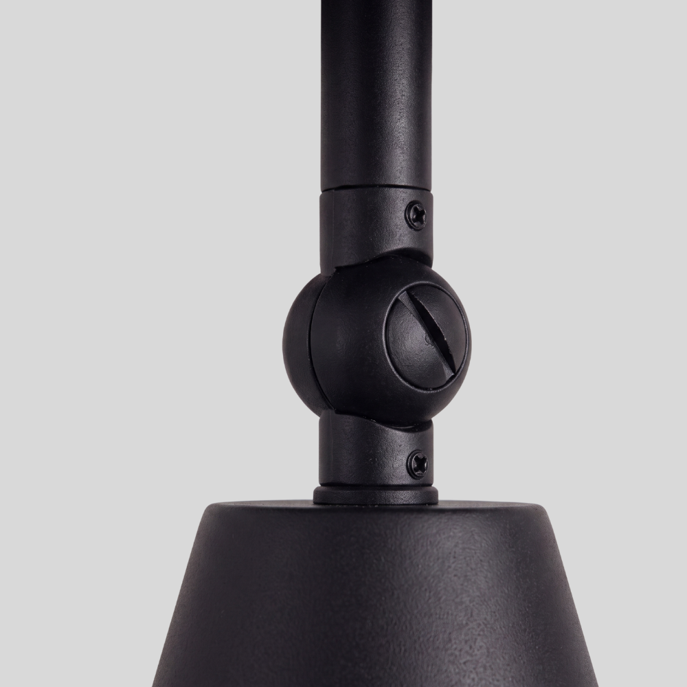 Matt Black Cone Ceiling Light - Adjustable Directional Spot Light