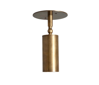 Sputnik Mid Century Brass 1 Light Spot Retro Ceiling Light Fixture Vintage Style