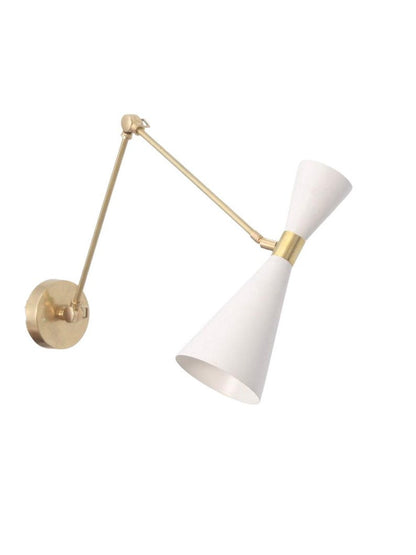 Wall Mid Century Modern Raw Brass Sputnik chandelier light Fixture