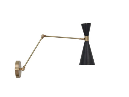 Wall Mid Century Modern Raw Brass Sputnik chandelier light Fixture