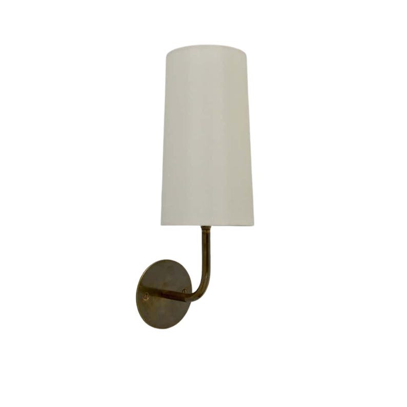 Linen Wall Century Modern Raw Brass Sputnik chandelier light Fixture
