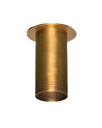 Handmade Brass Perforated Ceiling Light - Mid Century Sputnik Fixture