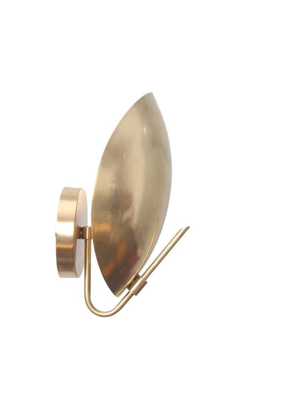 Handmade Brass Wall Sconce: Mid Century Modern Sputnik Light