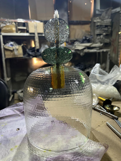 Fish skin Glass Pendant Light