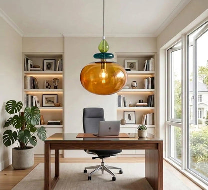 Modern Boho Multicolored Ceiling Lamp for Living Room