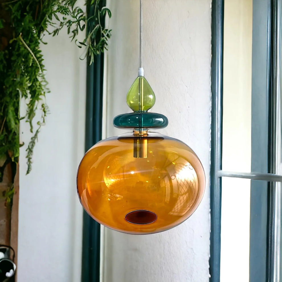 Modern Boho Multicolored Ceiling Lamp for Living Room