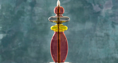 Hand-Blown Glass Pendant Light - Multicolored Modern Design