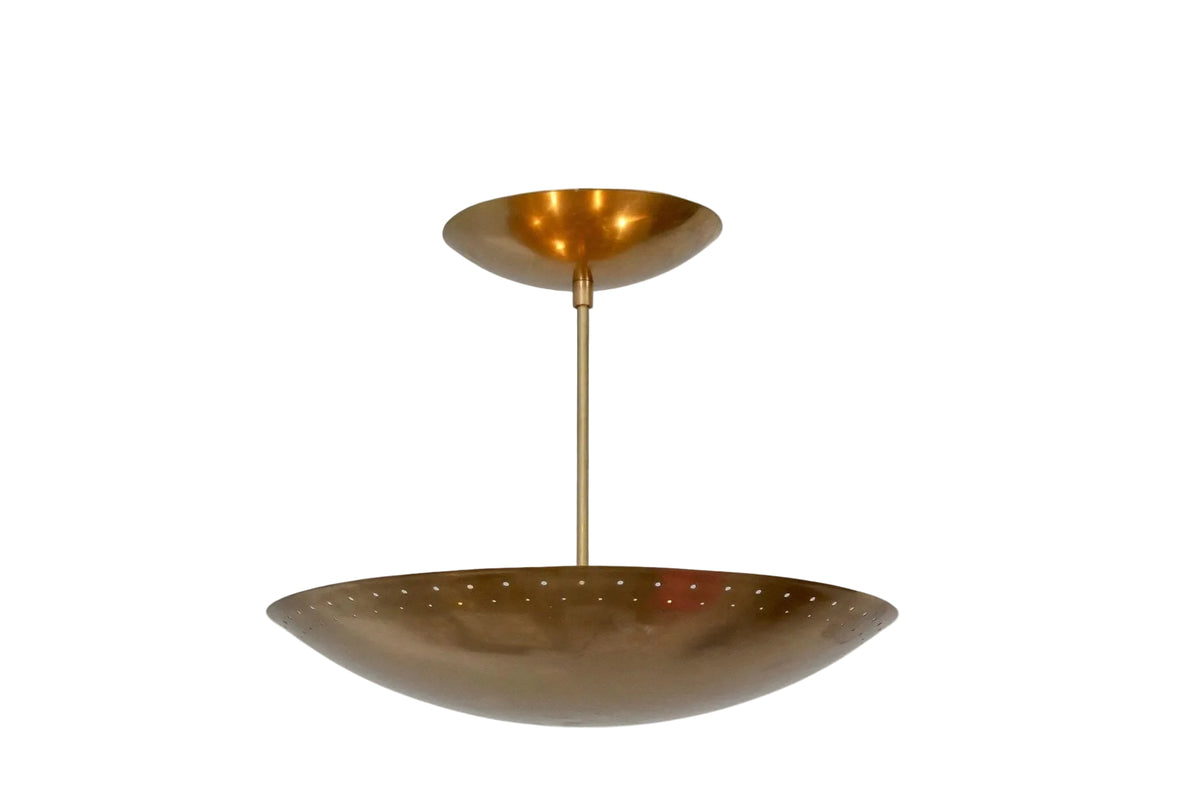 Sputniklights Sputnik Chandelier Raw Brass