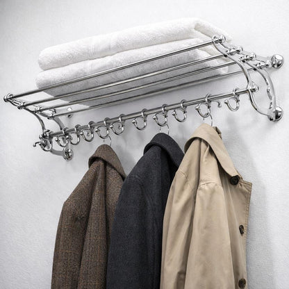 Wall Mounted Pot Rail Kitchen Rack Organizer