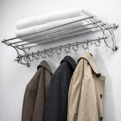 Wall Mounted Pot Rail Kitchen Rack Organizer